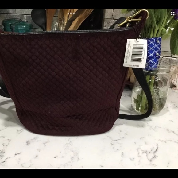 Vera Bradley Carson Mini Hobo Velvet Crossbody - Picture 4 of 8